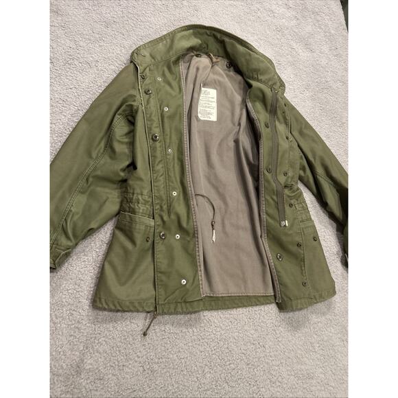 Vtg US Military Field Coat Jacket Mediun Regular Cold Weather Prestige Mfg. - Picture 3 of 6